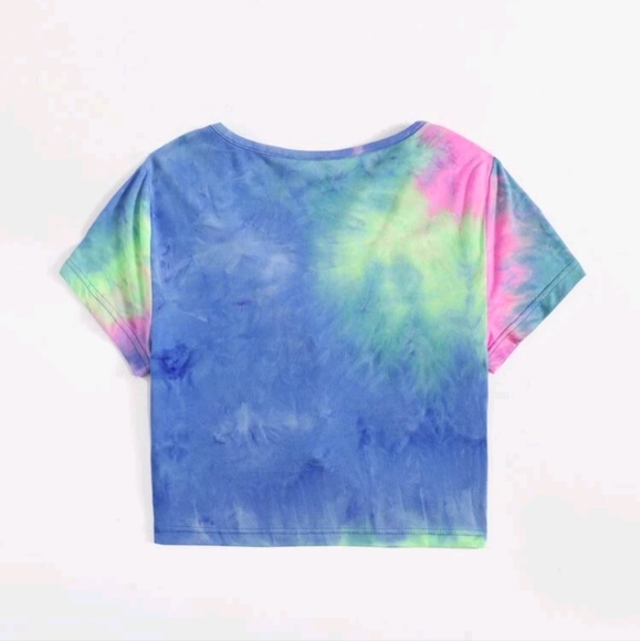 🍉5 for $25* Tie Dye Crop Top - Picture 3 of 6